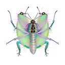 Grasshopper tattoo design idea