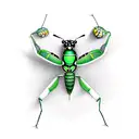 Grasshopper tattoo design idea