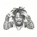 trippie redd tattoo design idea