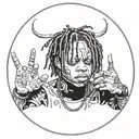 trippie redd tattoo design idea