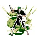 roronoa zoro tattoo design idea