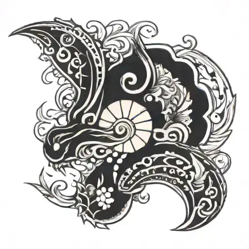 N and 19 tattoo design idea