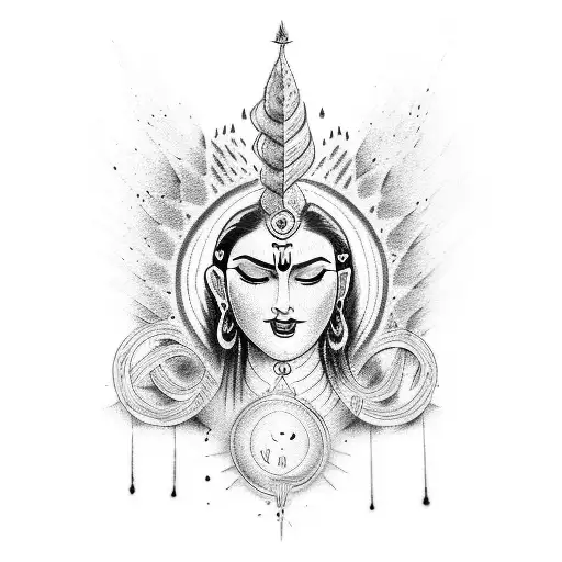 Mahadev tattoo design idea