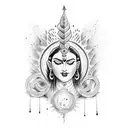 Mahadev tattoo design idea