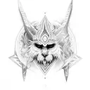 Mahadev tattoo design idea