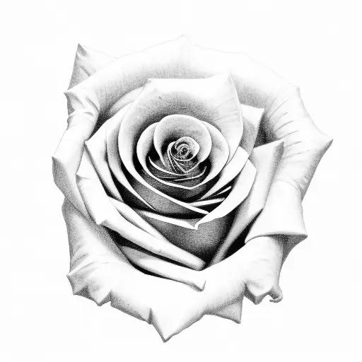 rose with everything happens for a reason tattoo design idea