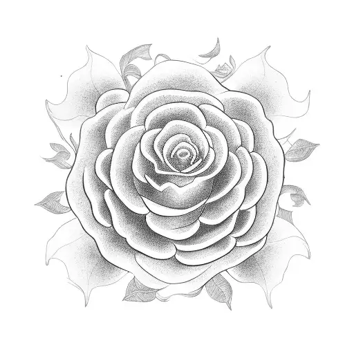 A floral wreath surrounding a school psychologist's tools tattoo design idea