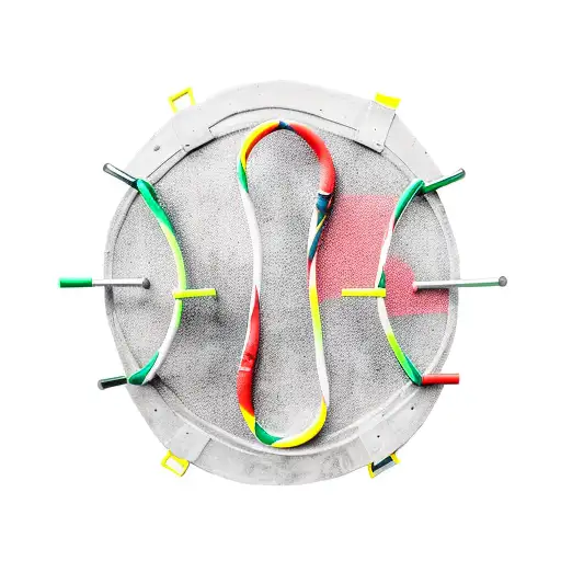 Crossfit equipment collage tattoo design idea