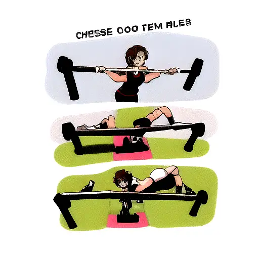 Crossfit equipment collage tattoo design idea