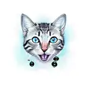 ladybug vine cat trinity  tattoo design idea