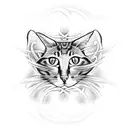 ladybug vine cat trinity Celtic tattoo design idea