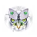 ladybug vine cat trinity Celtic tattoo design idea