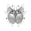 ladybug vine cat trinity Celtic tattoo design idea