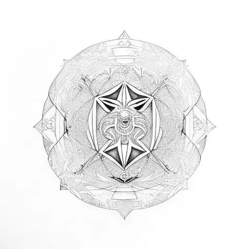 elden ring logo tattoo design idea