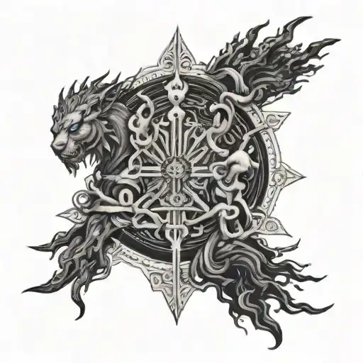 Carrying out the bloodline legacy tattoo design idea