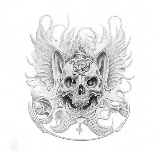 san benito tattoo design idea