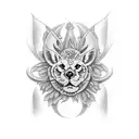 san benito tattoo design idea