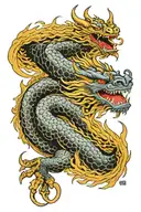 Japanese Yakuza dragon tattoo design tattoo design idea
