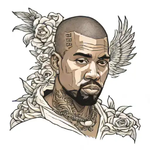Kanye West tattoo design idea