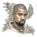 Kanye West tattoo design idea