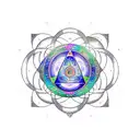 moon cycle Tantra  tattoo design idea