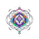 moon cycle Tantra  tattoo design idea