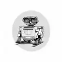 Wall-e  tattoo design idea