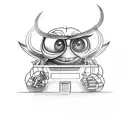 Devil Wall-e  tattoo design idea