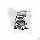 Devil Wall-e  tattoo design idea