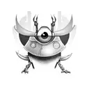 Devil Wall-e  tattoo design idea