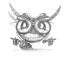 Devil Wall-e  tattoo design idea