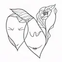 matching tattoos for a best friend who was torn away at a young age  tattoo design idea