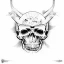 death's Socrate  tattoo design idea