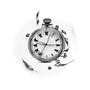 old watch broken  tattoo design idea