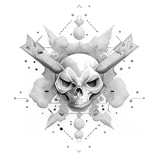 mind over matter tattoo design idea