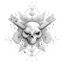 mind over matter tattoo design idea