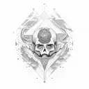 mind over matter tattoo design idea