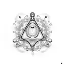 pharmacy tattoo design idea