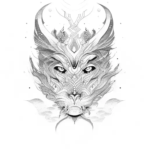 tengri tattoo design idea
