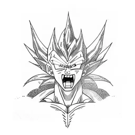 dragon ball z  tattoo design idea