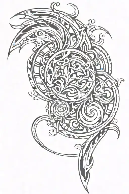 neo tribal design tattoo design idea