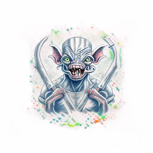 goblin  tattoo design idea