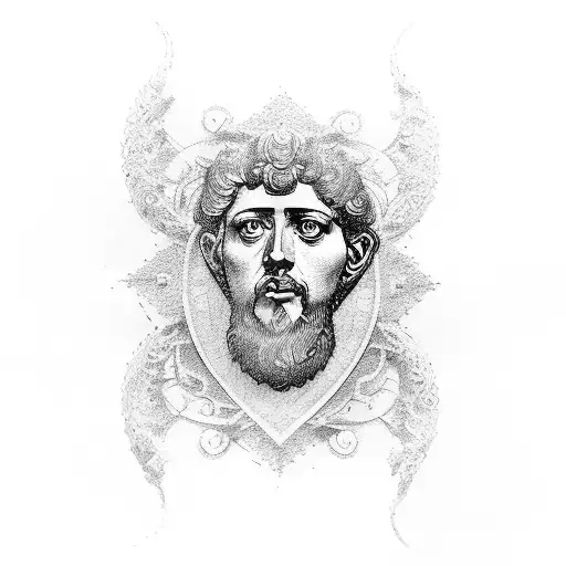 Marcus Aurelius  tattoo design idea