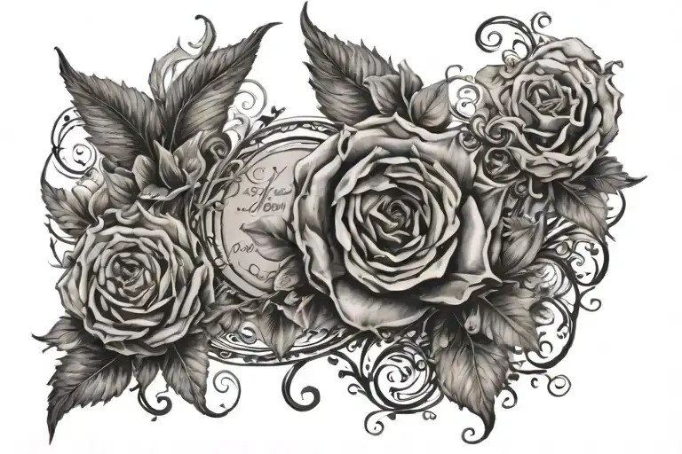 Script tattoo design idea