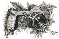 Script tattoo design idea