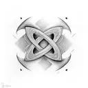 Infinity Symbol tattoo design idea