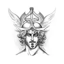 Greek God Dionysus, redemption insanity, madness, emotional release tattoo design idea