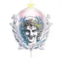 Greek God Dionysus, redemption insanity, madness, emotional release tattoo design idea