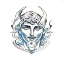 Greek God Dionysus, redemption insanity, madness, emotional release tattoo design idea