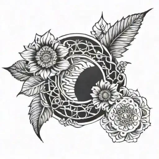 dawn tattoo design idea
